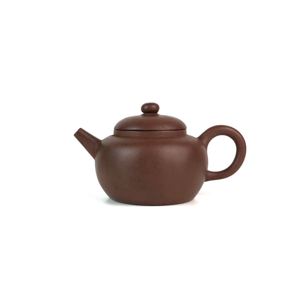 煎茶道具 唐物 紫泥 砲口 急須 茶壷 茶壺 朱泥 紫砂 中国古玩 時代品 g拍卖