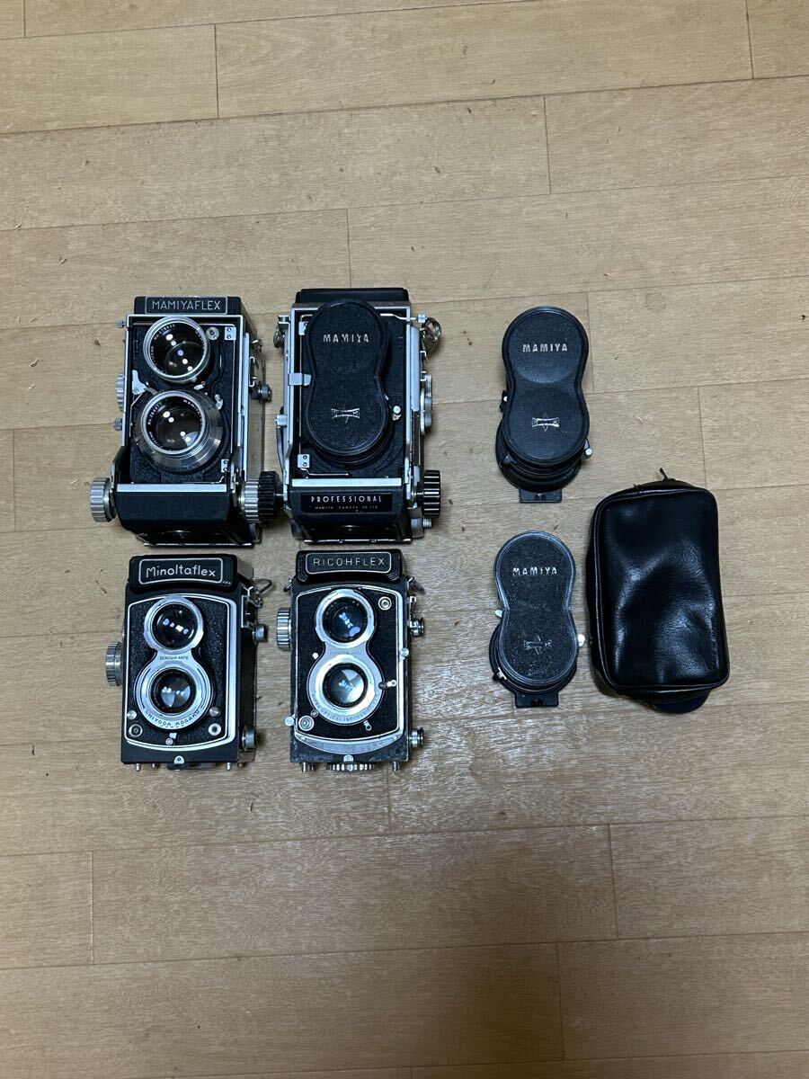 ☆ジャンク☆二眼レフ カメラ、レンズ まとめて4台セット拍卖