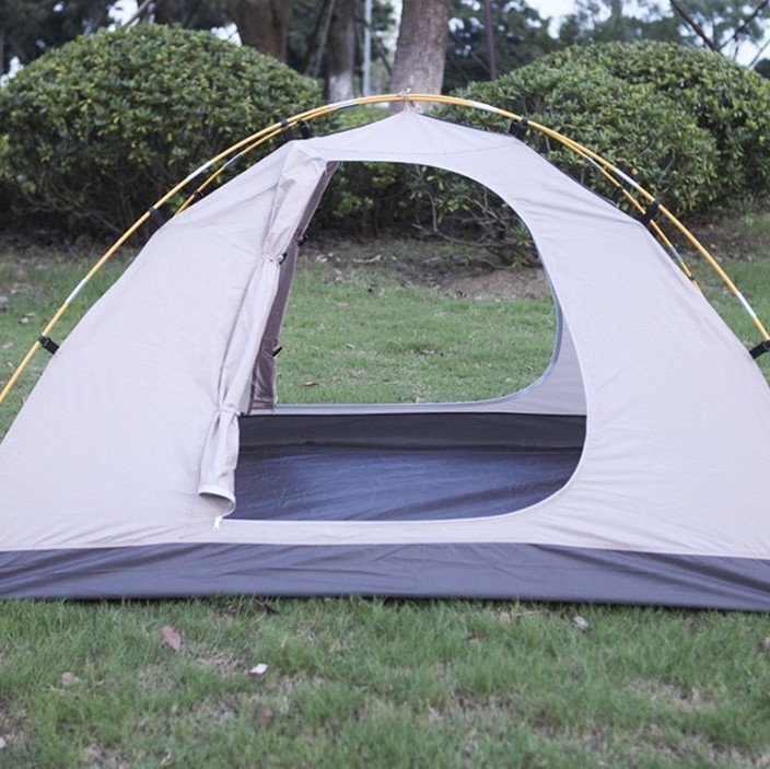 テント 2人用 ソロテント 軽量 4シーズン 二重層耐水圧3000MM 防水 登山テント スカート付き 防雨 防風 防寒 キャンプ アウトドア 簡単設営拍卖
