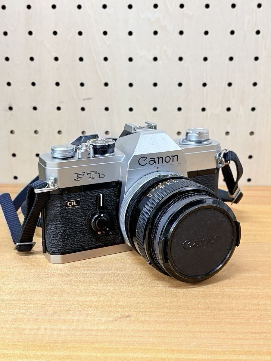 カメラ キヤノン Canon FTb QL 一眼レフ フィルムカメラ FD 50mm f/1.4 S.S.C. レンズ セット拍卖