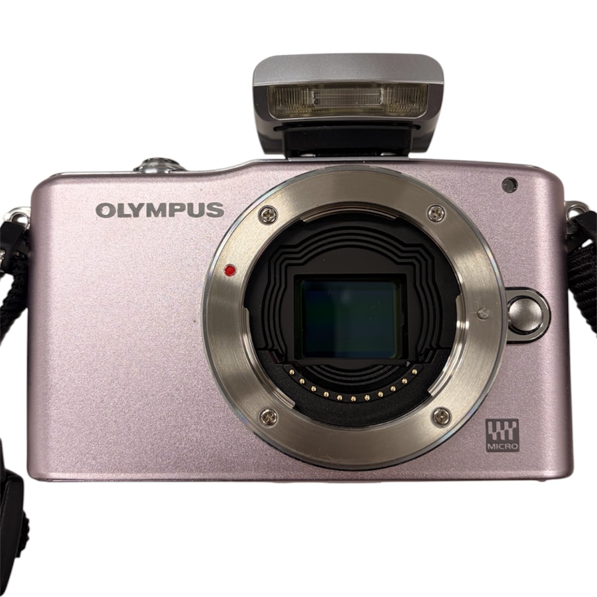 1円スタート【美品】OLYPUS オリンパス PEN mini E-PM1 M.ZUIKO DIGITAL 14-42mm 17mm FL-LM1 カメラ デジカメ ピンク 現状品 動作未確認 拍卖