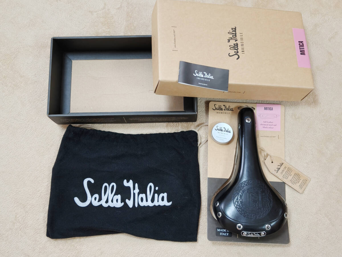 入手困難 貴重品 selle ITALIA MITICA ブラック 新品拍卖