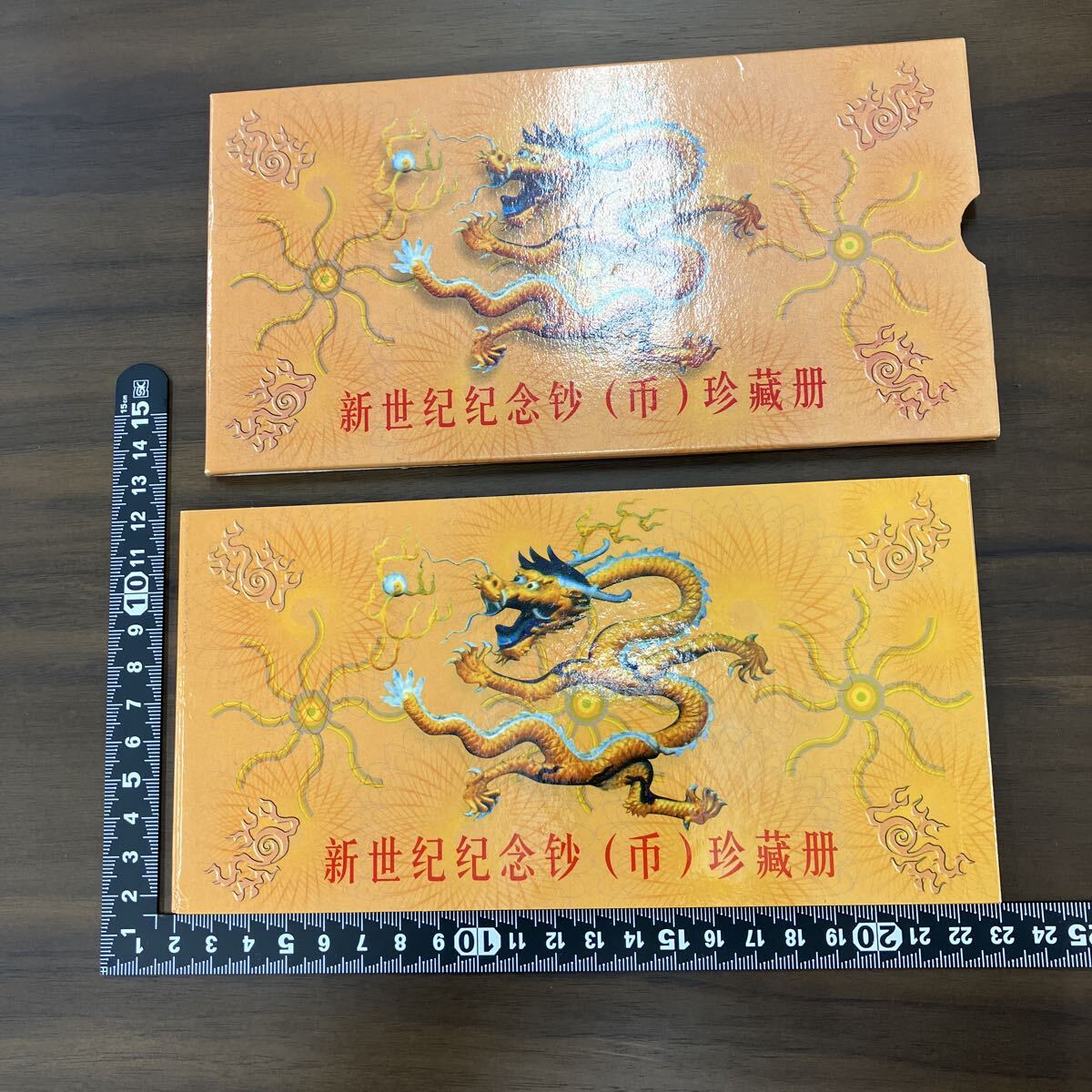 2000年 中国人民銀行 千年龍 100元 記念紙幣 ケース付 アンティーク ★15拍卖