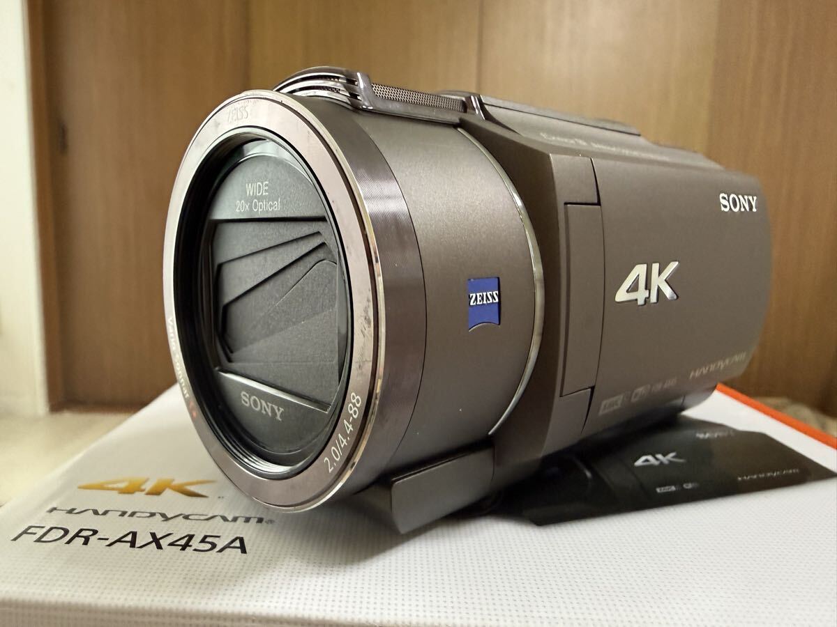 3年保証!SONY FDR-AX45A 4K Handycam デジタルビデオカメラ 拍卖