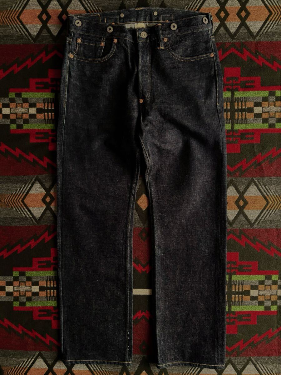 RRL LIMITED EDITION 1927 BUCKLEBACK RIGID SELVEDGE JEANS 30/30 (ラルフローレン ビンテージ デニム パンツ拍卖