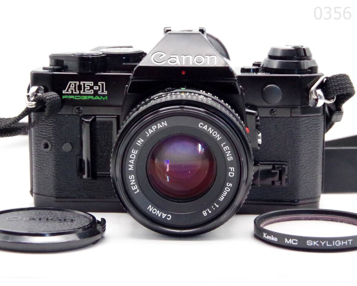 Canon ae-1 program キャノン AE-1 プログラム ブラック / FD 50mm F1.8 一眼レフカメラレンズセット拍卖