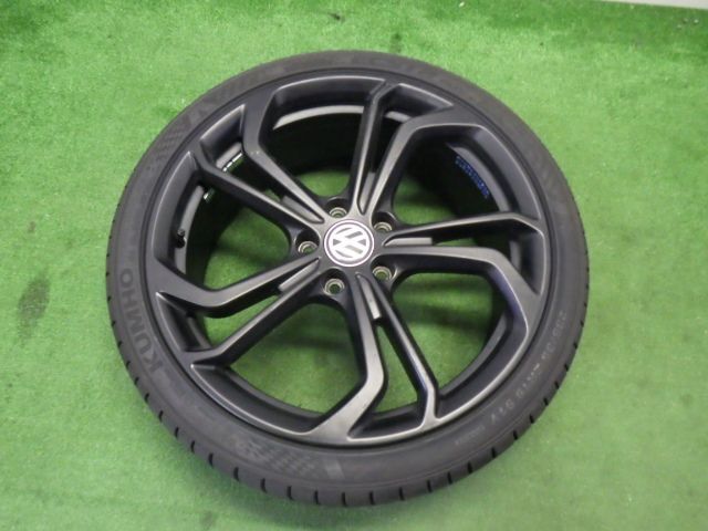 ★ゴルフ★1本KUMHO ECSTA 235/35R19 フォルクスワーゲン 純正 アルミ 112 5H 57.1mm 19インチ 8J +50拍卖