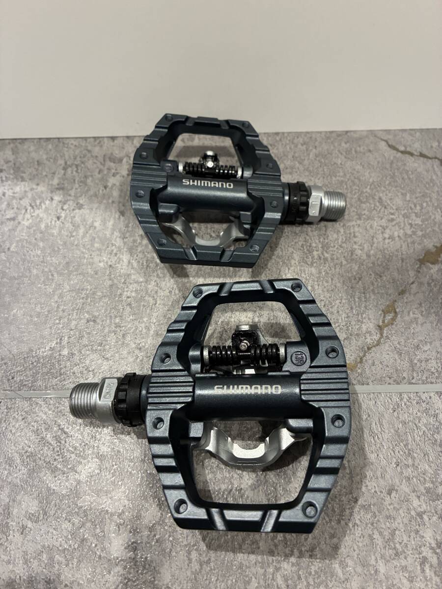 【1円〜】シマノ(SHIMANO) ペダル(SPD) PD-EH500 トレッキング 片面SPD/片面フラット 開封後未使用拍卖