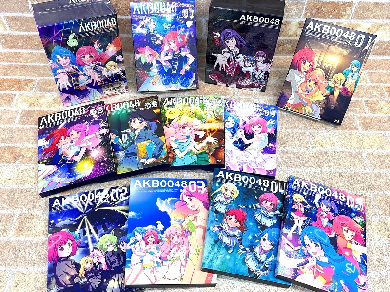 AKB0048 Vol.1~Vol.5 & AKB0048 next stage Vol.1~Vol.5 収納ボックス付 ブルーレイ Blu-rayBOXセット 【4586y3】拍卖