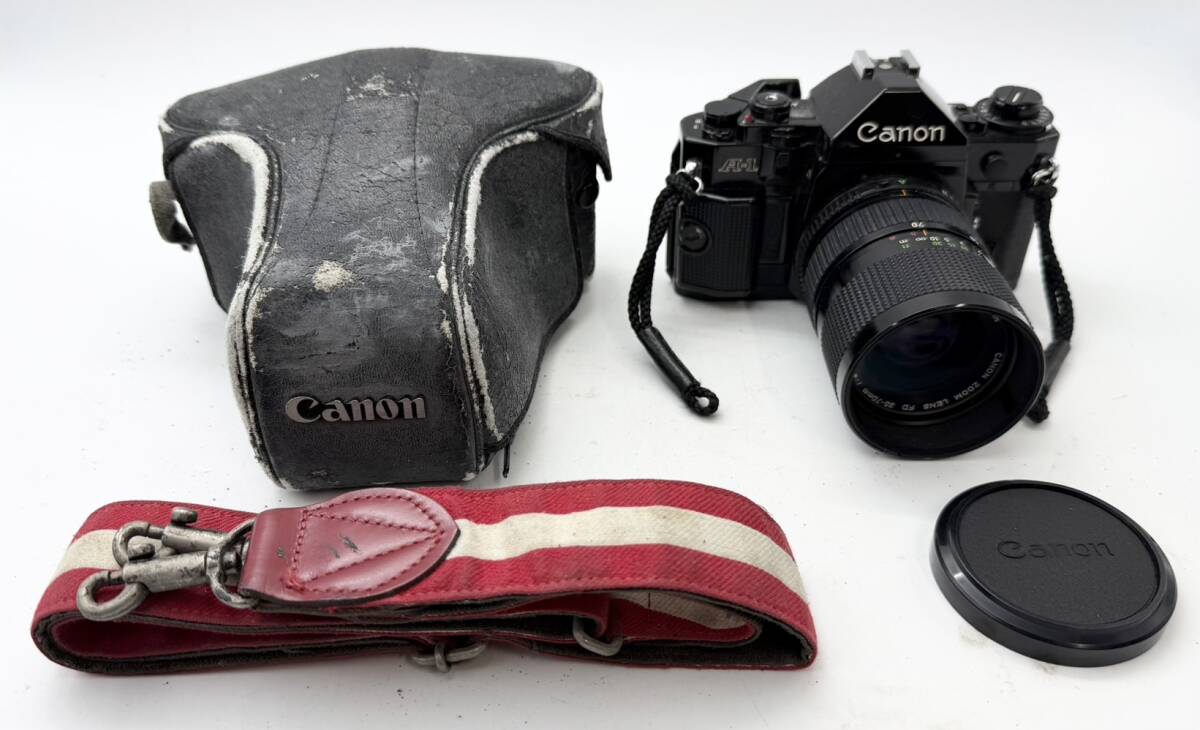 【1円スタート】☆カメラ☆ ◆現状品◆ Canon キャノン A-1 + FD 35-70mm 1:4 フィルムカメラ拍卖