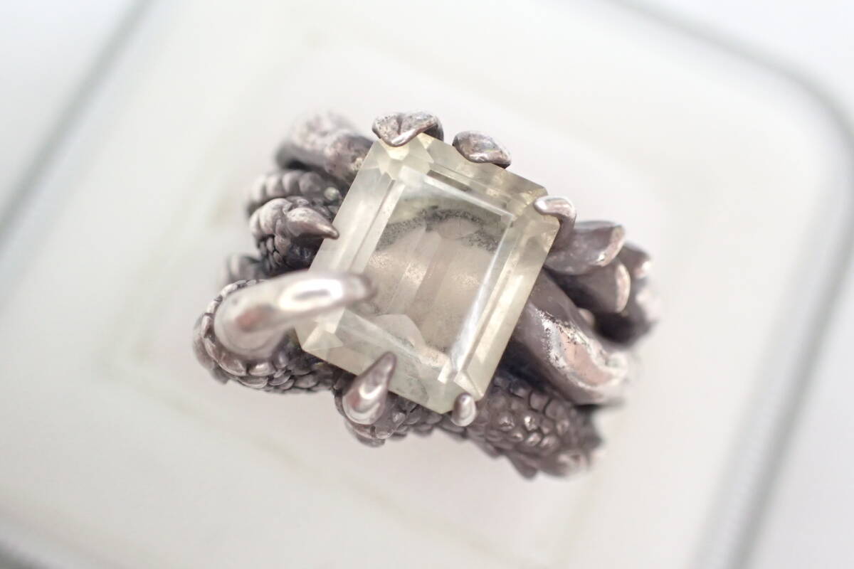 40-8/ブラッディマリー SILVER シルバー グロウ リング 指輪 19号拍卖