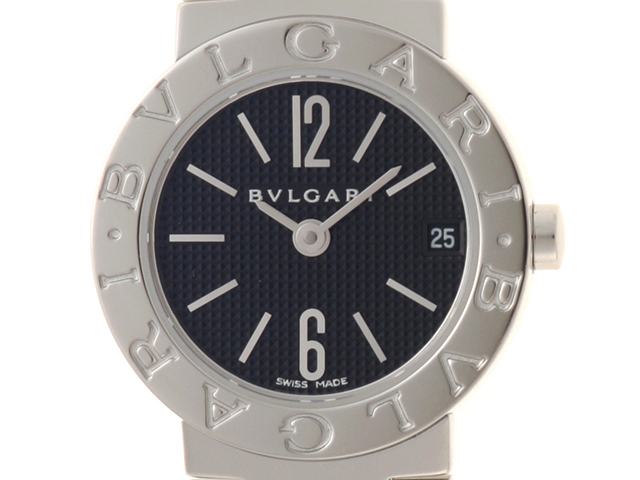 BVLGARI ブルガリ ブルガリ BB23SS 腕時計 ステンレススチール ブラック レディース クオーツ 2148103915765 【200】【中古】拍卖