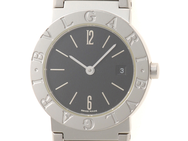 BVLGARI ブルガリ ウォッチ ブルガリ ブルガリ 時計 BB26SS 腕時計 ステンレススチール ブラック文字盤 レディース【中古】431拍卖