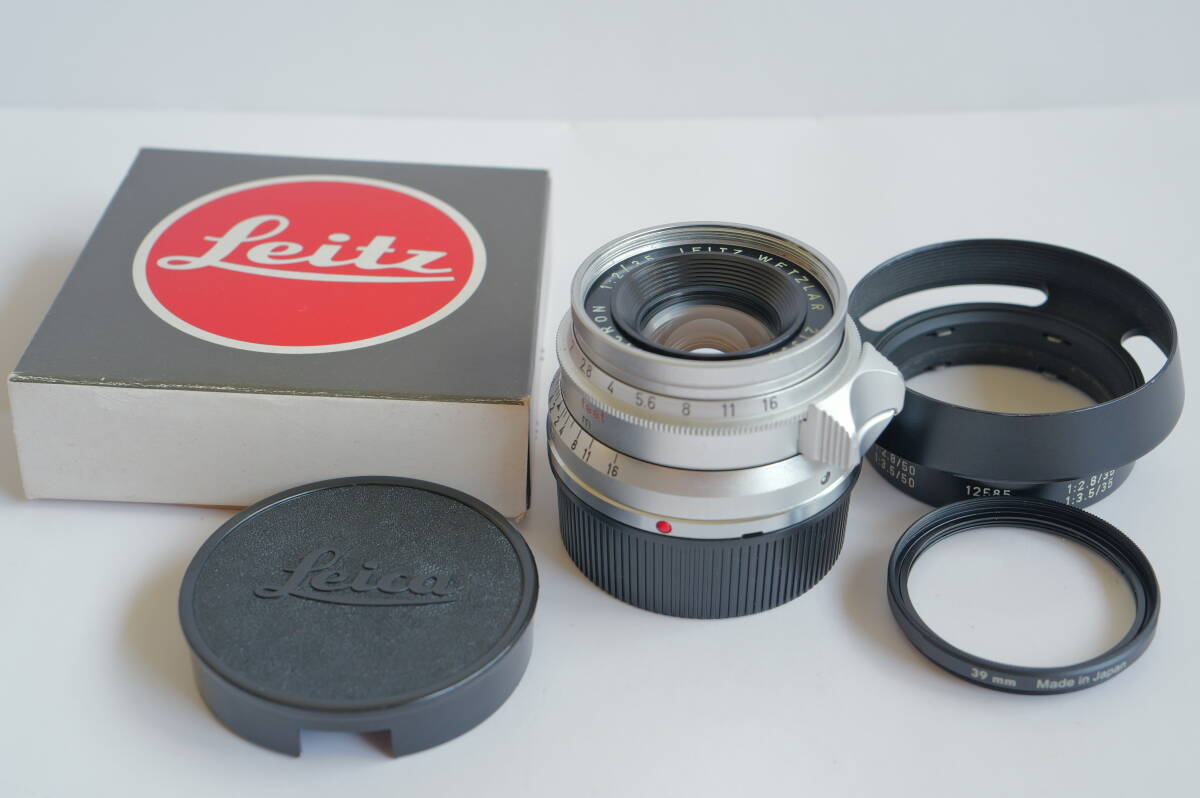 8枚玉 Leica Summilcron 1:2/35 ドイツ製 1st 後期 ライカ ズミクロン 35mm F2 第1世代(第一世代) Germany拍卖