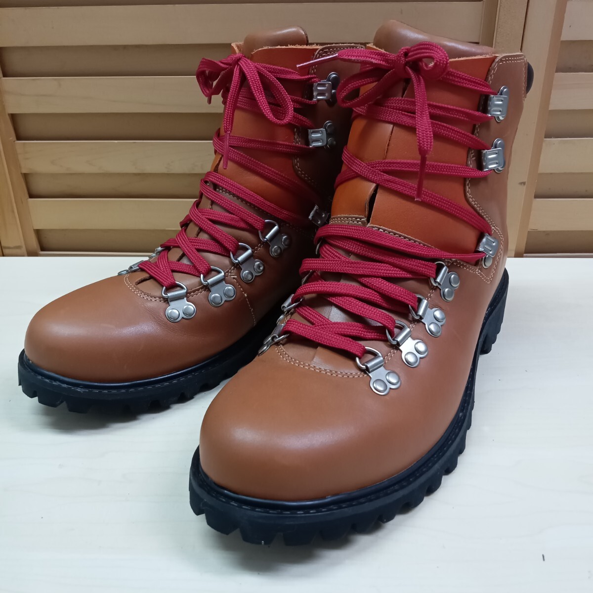 QR Tinderland Vintage 1978 Hiker ティンバーランド ハイカー トレッキングブーツ レザー ブラウン 防水仕様 27.5cm拍卖