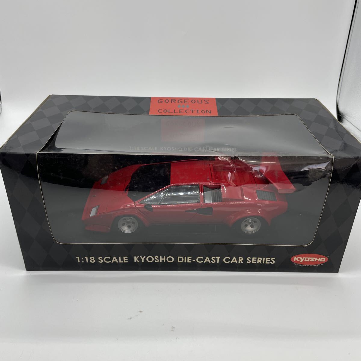 ミニカー 1/18 ランボルギーニ カウンタック LP500S(レッド) 「GORGEOUS COLLECTION ダイキャストカーシリーズ」 京商 083220拍卖