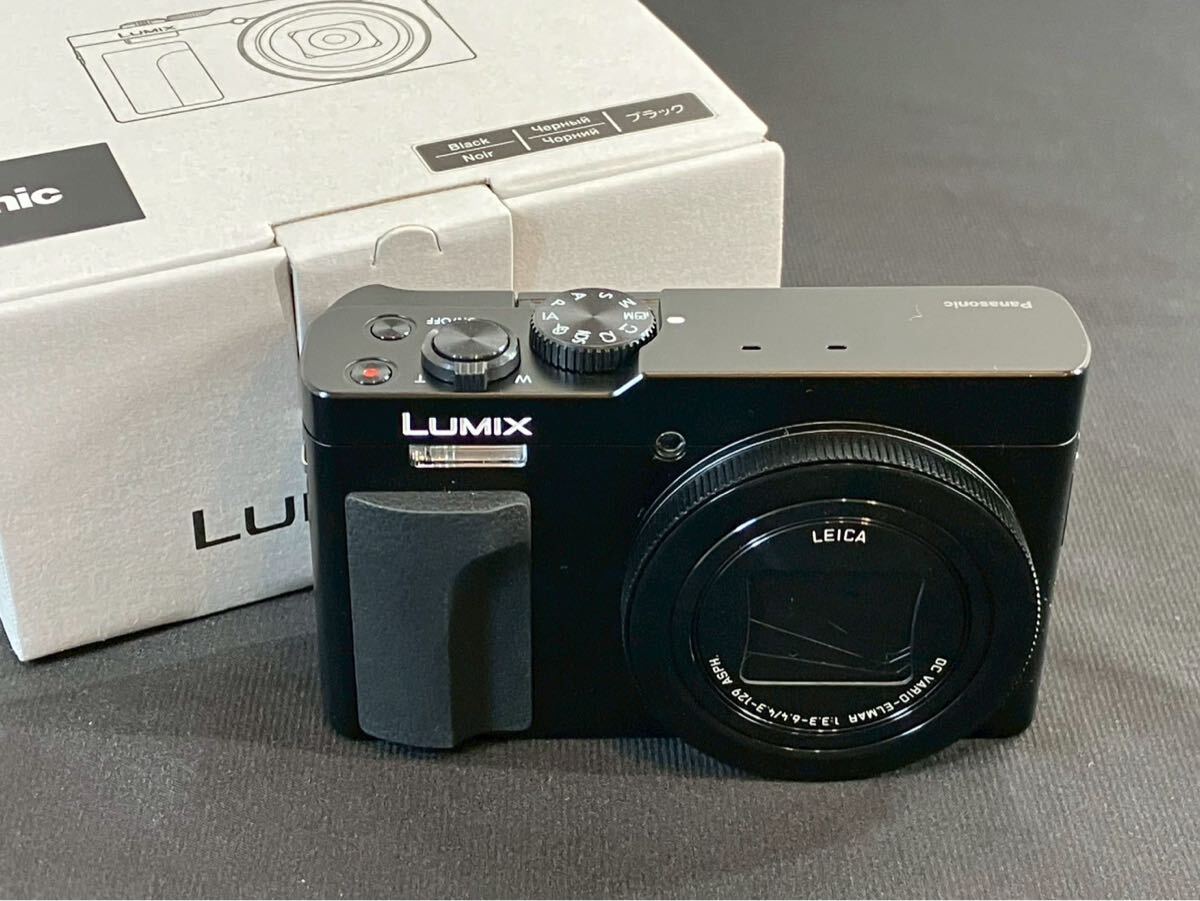 大島2207 極美品 LUMIX DC-TZ99 ブラック パナソニック ルミックス デジカメ拍卖