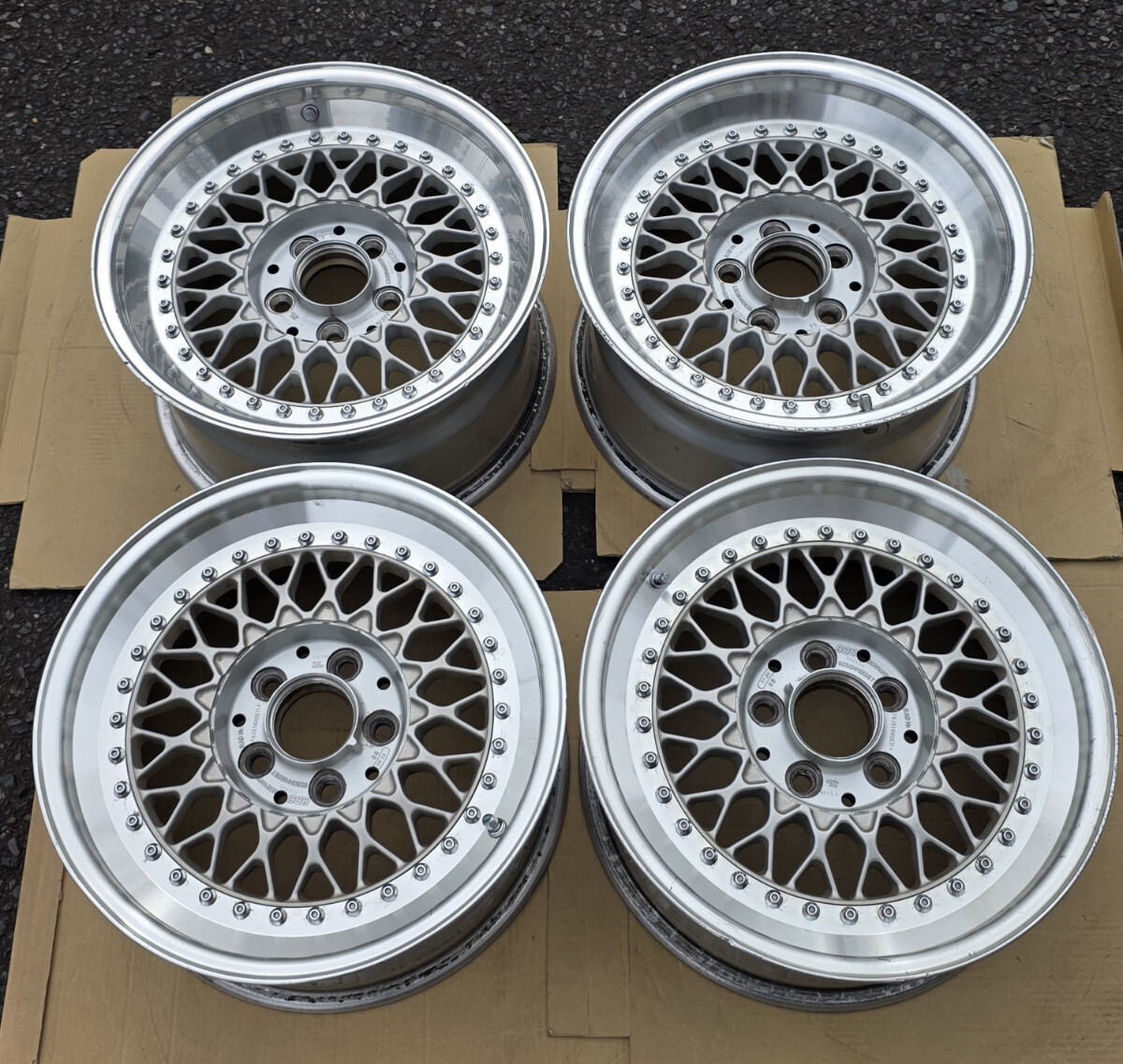 超希少 BBS RS180 RS247 16インチ 7.5J +14 8.5 +14 PCD 114.3 5H ホイール 4本 130 クラウン セドリック拍卖
