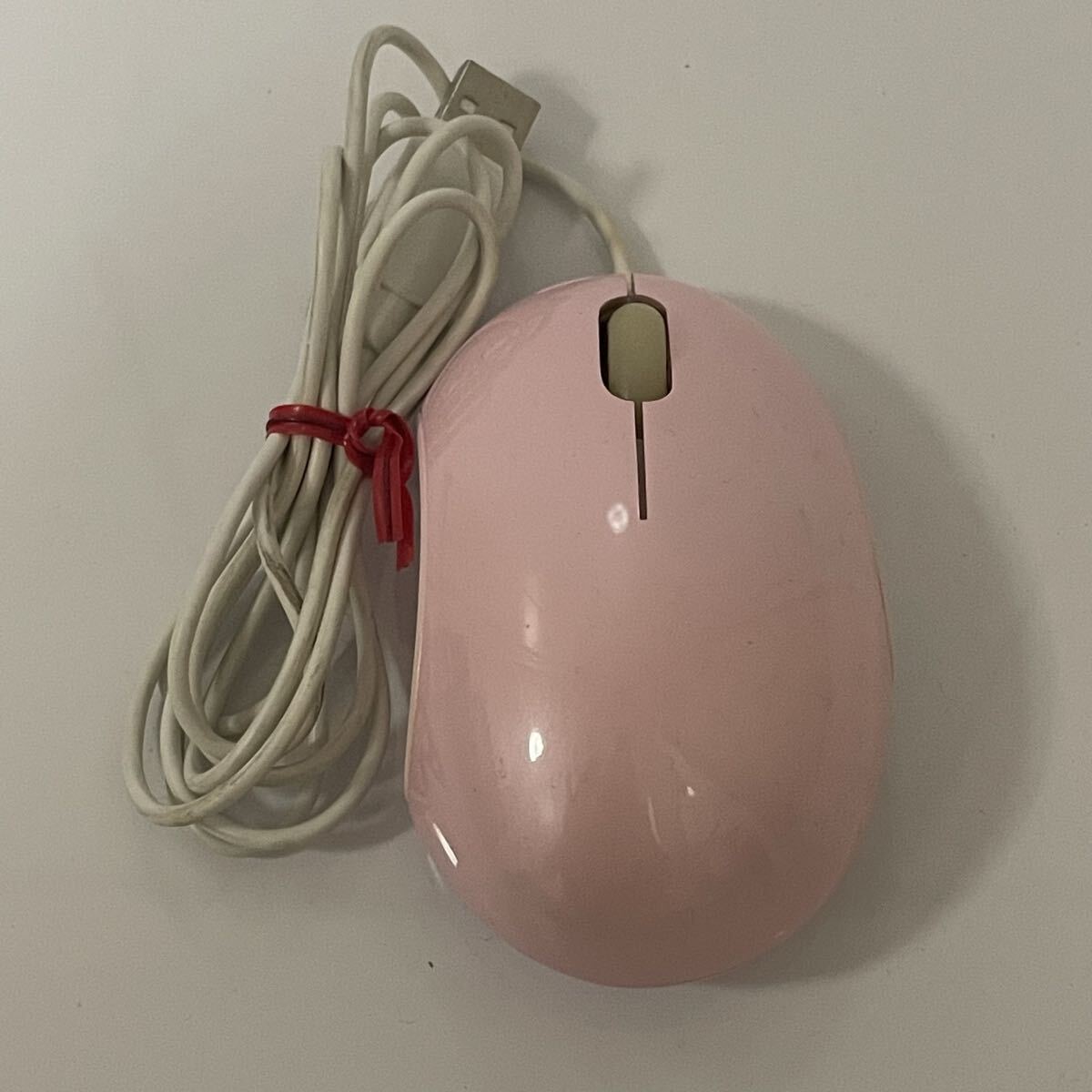バッファロー USB有線光学式マウス BSMOU03 シリーズ ピンク色 中古品拍卖