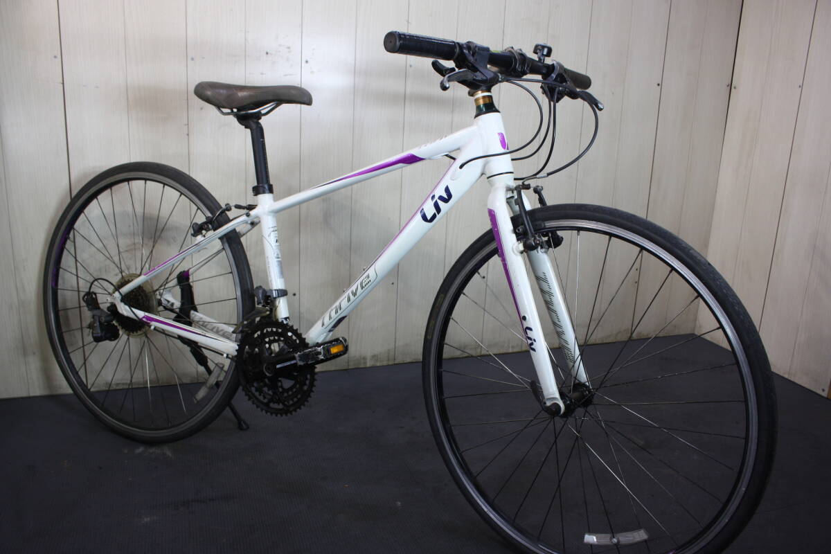 人気!GIANT ESCAPE RW Liv 700C アルミ 24速 390mm 女性用クロスバイク拍卖