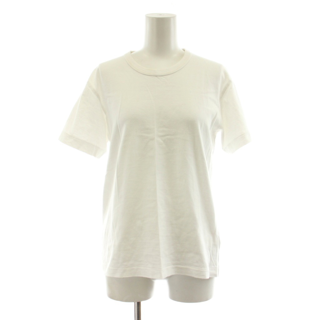 コムデギャルソンブラック COMME des GARCONS BLACK AD2021 Tシャツ カットソー 半袖 S 白 ホワイト 1l-T007 /KU レディース拍卖