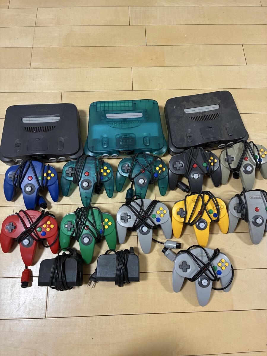 任天堂 ロクヨン ニンテンドー64 NINTENDO64 NUS-001 コントローラー まとめ売り拍卖
