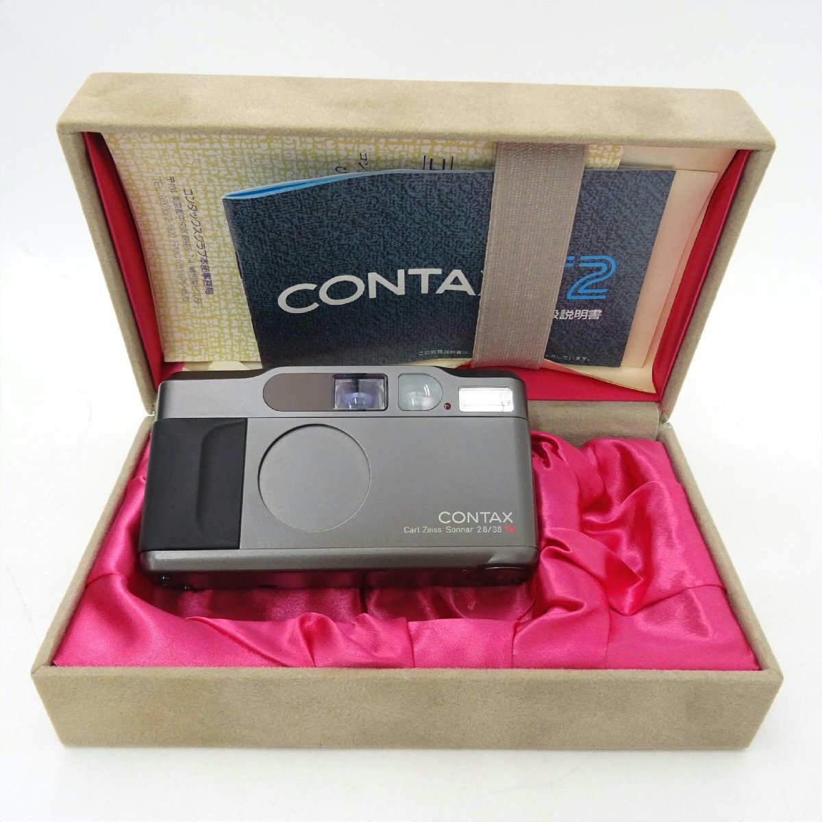 1円【ジャンク】CONTAX コンタックス/【外観美品】 コンパクトカメラ フィルムカメラ/T2 チタンブラック/69拍卖