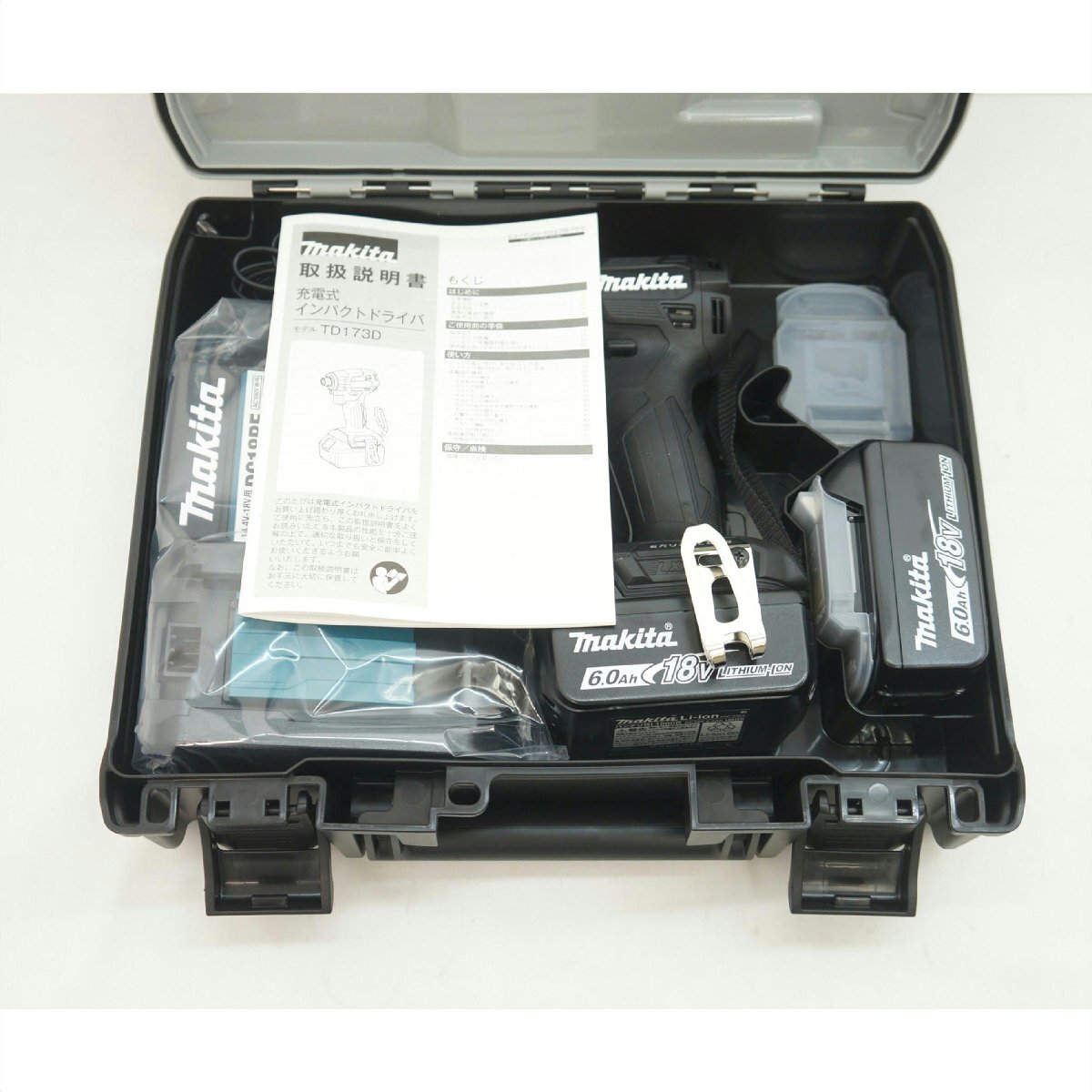 1円【未使用】Makita マキタ/充電式インパクトドライバ セット品/TD173DRGXB/09拍卖