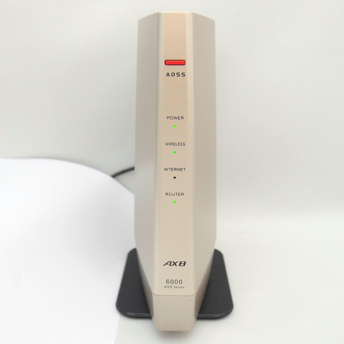 1円【ジャンク】BUFFALO バッファロー/ 【通電確認済み】Wi-Fi6対応/無線LANルーター/WSR-6000AX8P-CG/18拍卖