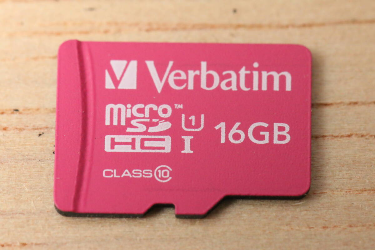 16GB microSDHC カード Verbatim拍卖