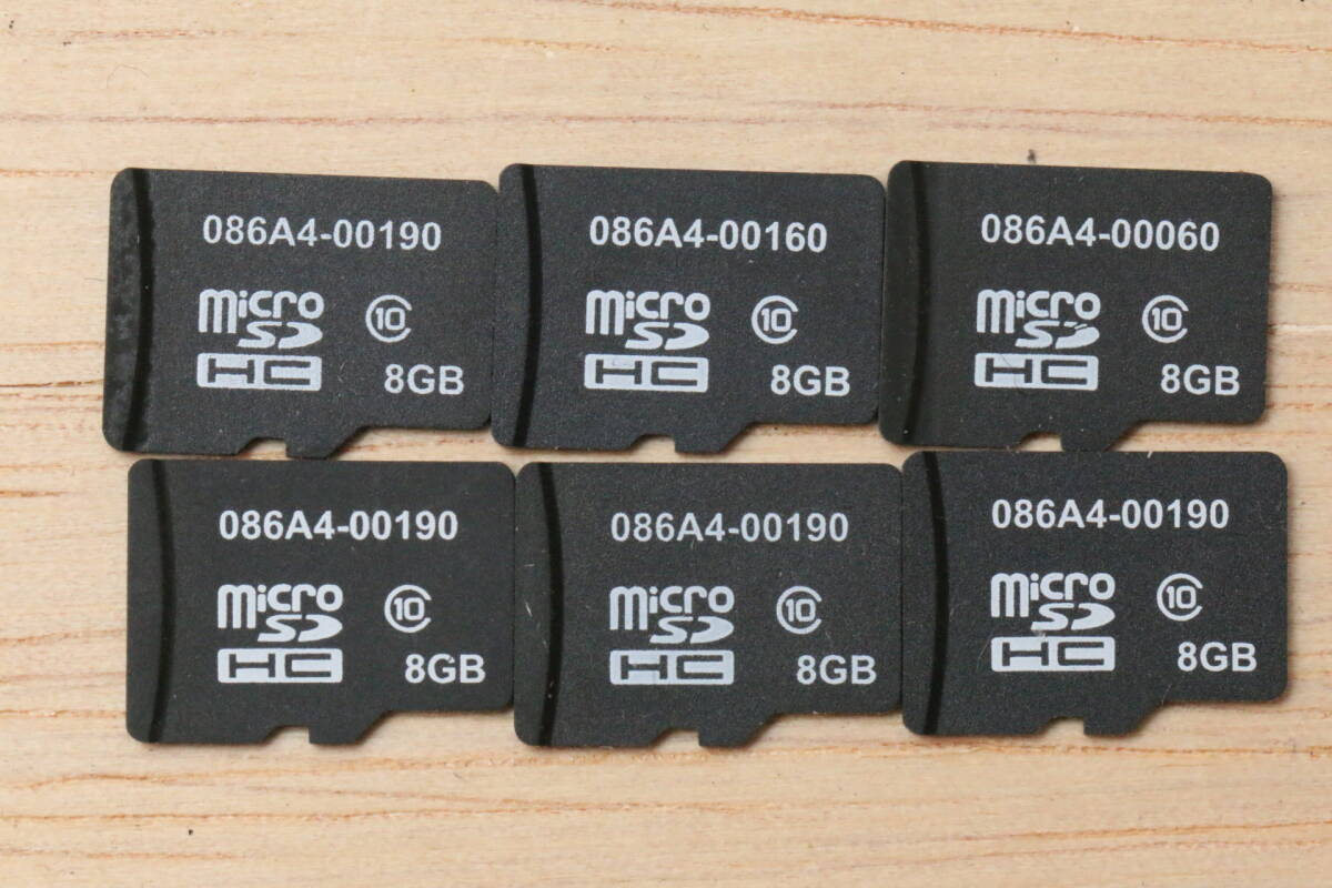 8GB microSDHCカード 086A4 ●6枚セット● (15)拍卖