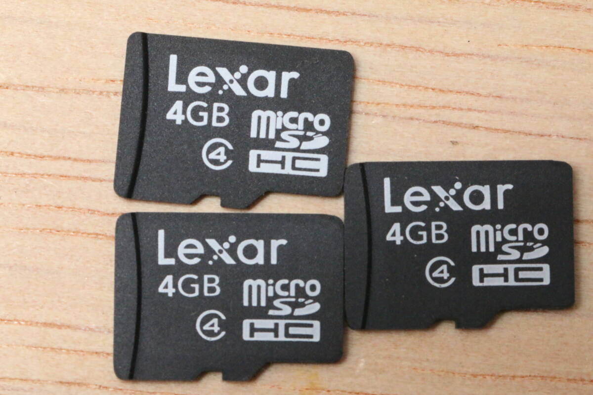 4GB microSDHCカード Lexar ●3枚セット● (24)拍卖