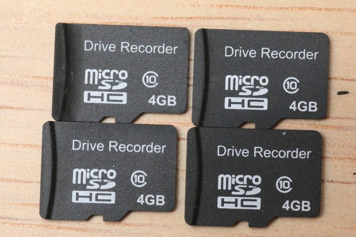 4GB microSDHCカード Drive Recorder ●4枚セット● (25)拍卖