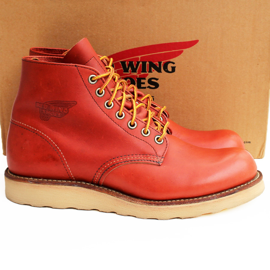 RED WING 8166 US7.5D アイリッシュセッター オロラセット ポーテージ プレーントゥ USA製 ワークブーツ p ei-2046拍卖