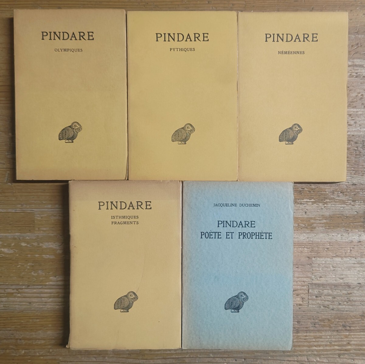 y0614-11.ピンダロス 詩集 ビュデ叢書 洋書/祝勝歌/断片選/PINDARE/古代ギリシャ/古典文学/ギリシャ語テキスト/フランス語訳/注釈拍卖