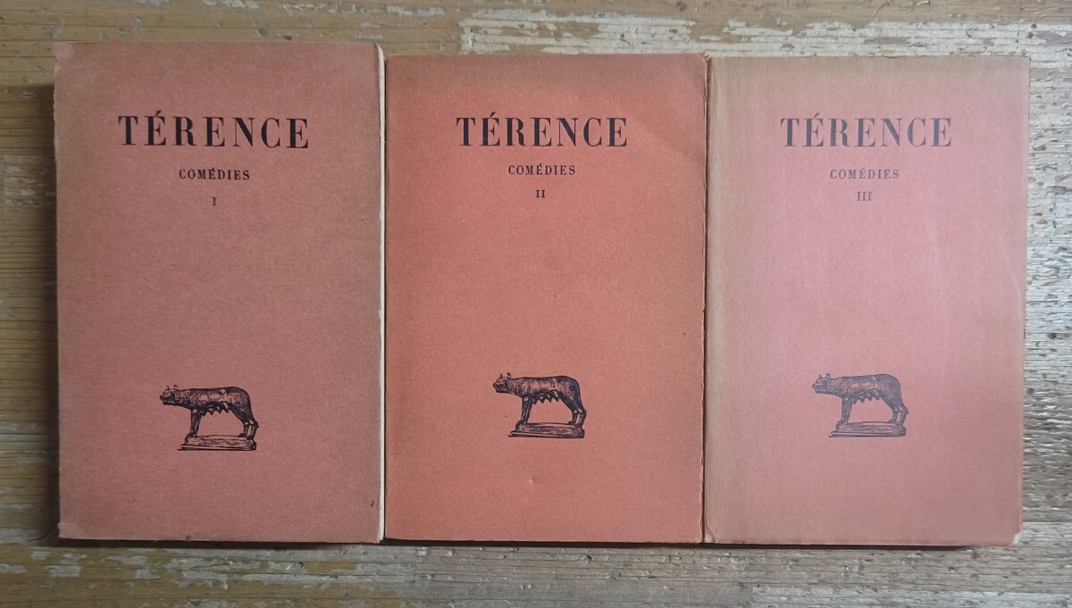 y0615-5.テレンティウス 喜劇集 ビュデ叢書 洋書/TERENCE: COMEDIES/古代ローマ/ラテン古典文学/戯曲集/ラテン語テキスト/フランス語訳拍卖