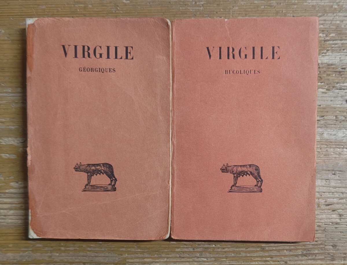 y0615-14.ウェルギリウス ビュデ叢書 洋書/VIRGILE/古代ローマ/ラテン古典文学/牧歌/詩集/ラテン語テキスト/フランス語訳/注釈拍卖