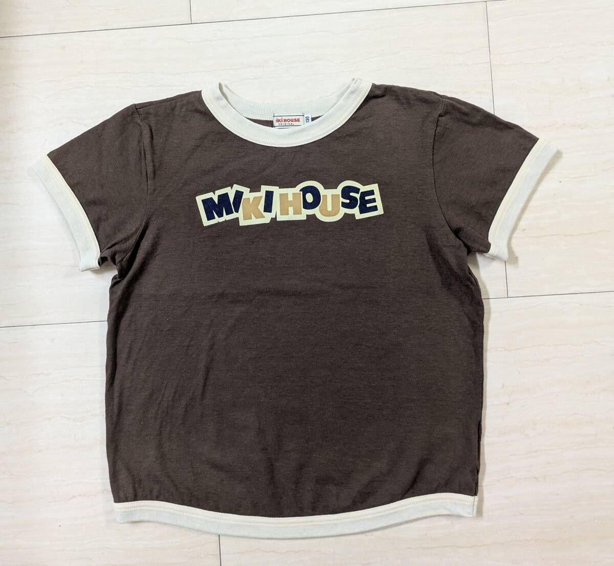 着用少 ミキハウス 半袖Tシャツ サイズ130 日本製拍卖