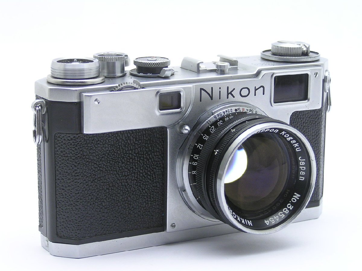 1円スタート★ハローカメラ★2181 日本光学 Nikon S2 後期 Body No.6184340 NIKKOR-S・C 1:1.4 f=5cm No.385454 修理.清掃済 即決あり拍卖