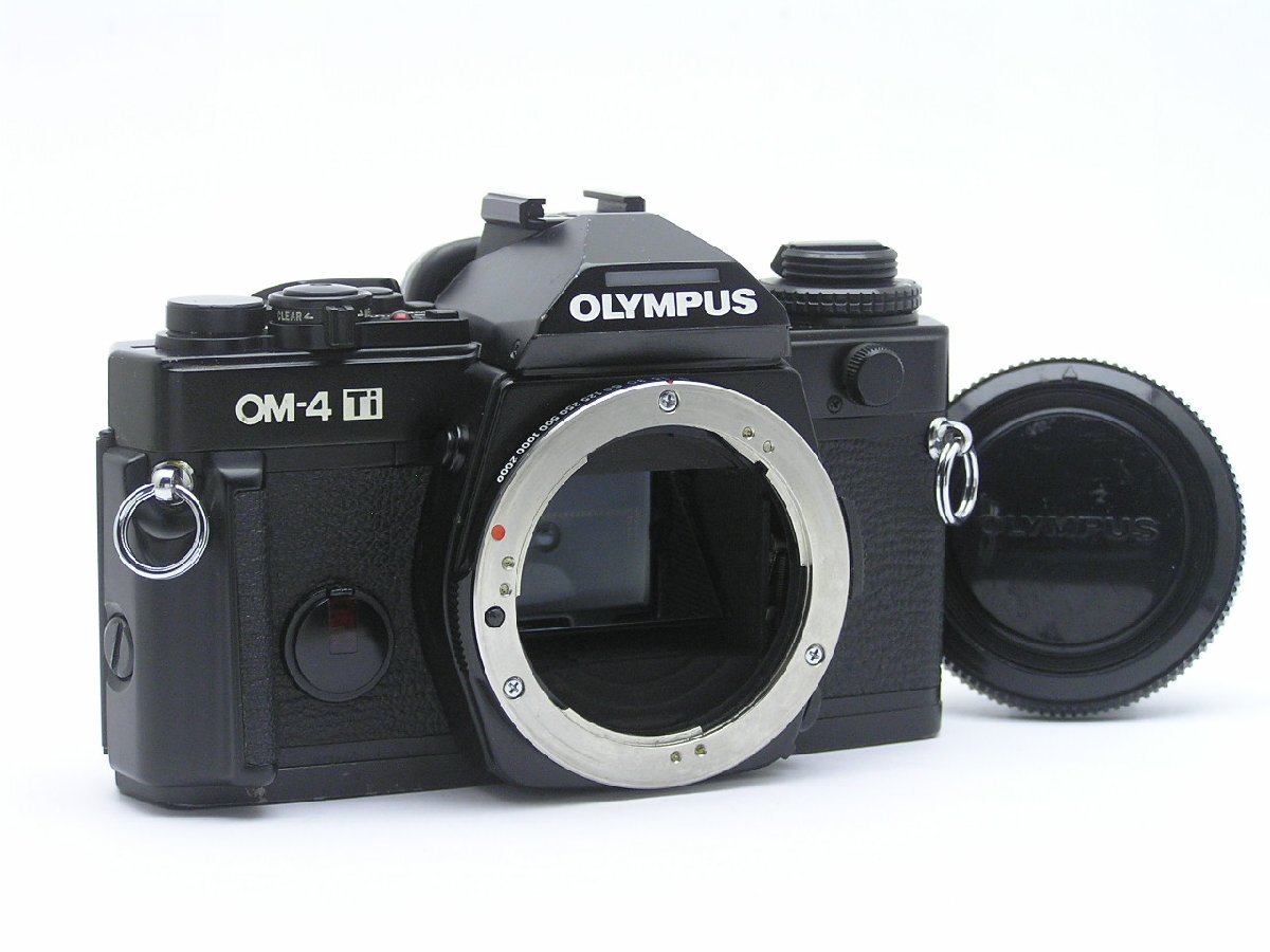 1円スタート★ハローカメラ★2185 オリンパス OLYMPUS OM-4 Ti 黒 Body No.1217417 動作確認.現状 即決あり拍卖