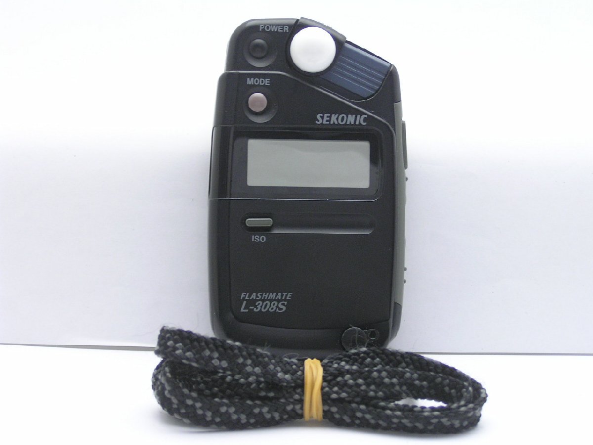 ★1円★ハローカメラ★2418 セコニック SEKONIC FLASHMATE L-308S 測光動作.表示OK 動作品 電池室難有拍卖