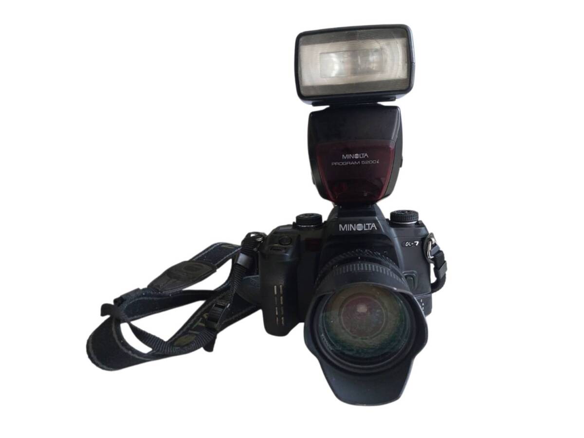 MINOLTA α-7 ミノルタ フィルム一眼レフカメラ ボディ カメラ レンズ PROGRAM 5200i拍卖