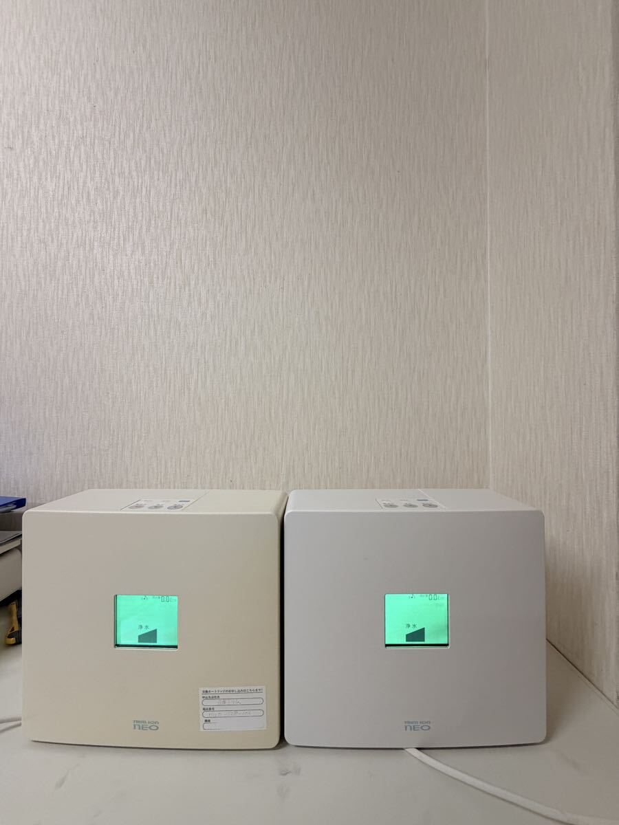TRIM ION NEO トリムイオン 電解水素水 浄水器 連続式電解水生成器 2台まとめて (A6036)拍卖