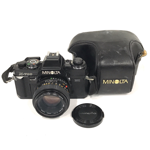 1円 MINOLTA X-700 MD 50mm F1.7 一眼レフフィルムカメラ レンズ ジャンク ミノルタ拍卖