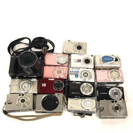 Panasonic LUMIX DMC-FH5 CASIO EXILIM EX-Z3000 Nikon COOLPIX L28 コンデジ 含む まとめセット 光学機器拍卖
