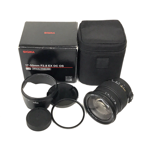 SIGMA ZOOM 17-50mm 1:2.8 EX DC OS HSM Nikonマウント 一眼 オートフォーカス カメラ レンズ 光学機器 シグマ拍卖