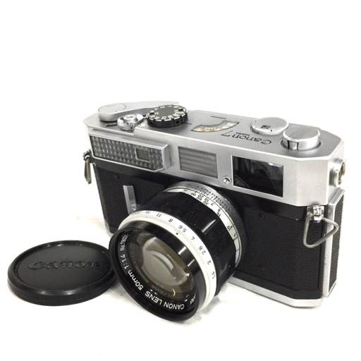 1円 Canon MODEL 7 LENS 50mm F1.4 レンジファインダー フィルムカメラ 動作確認済 キヤノン C280903拍卖