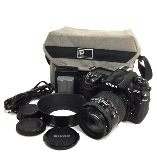 1円 Nikon ニコン D200 デジタル一眼レフカメラ 通電動作確認済 AF NIKKOR 28-105mm 1:3.-4.5D レンズ C291845拍卖