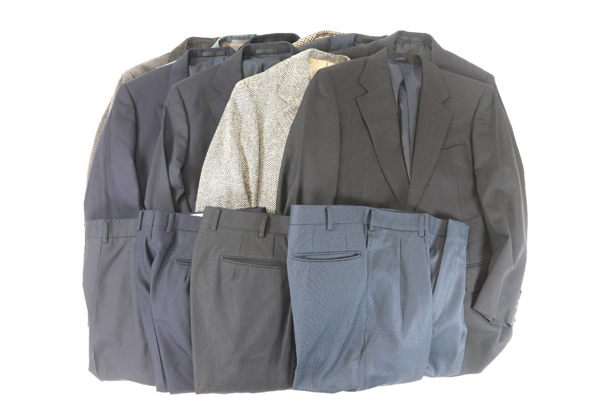 【14点】Burberrys バーバリーズ BURBERRY LONDON スーツ ジャケット スラックス 背広 サイズ AB4 AB5 等含 メンズ まとめ売り 1693-AH拍卖