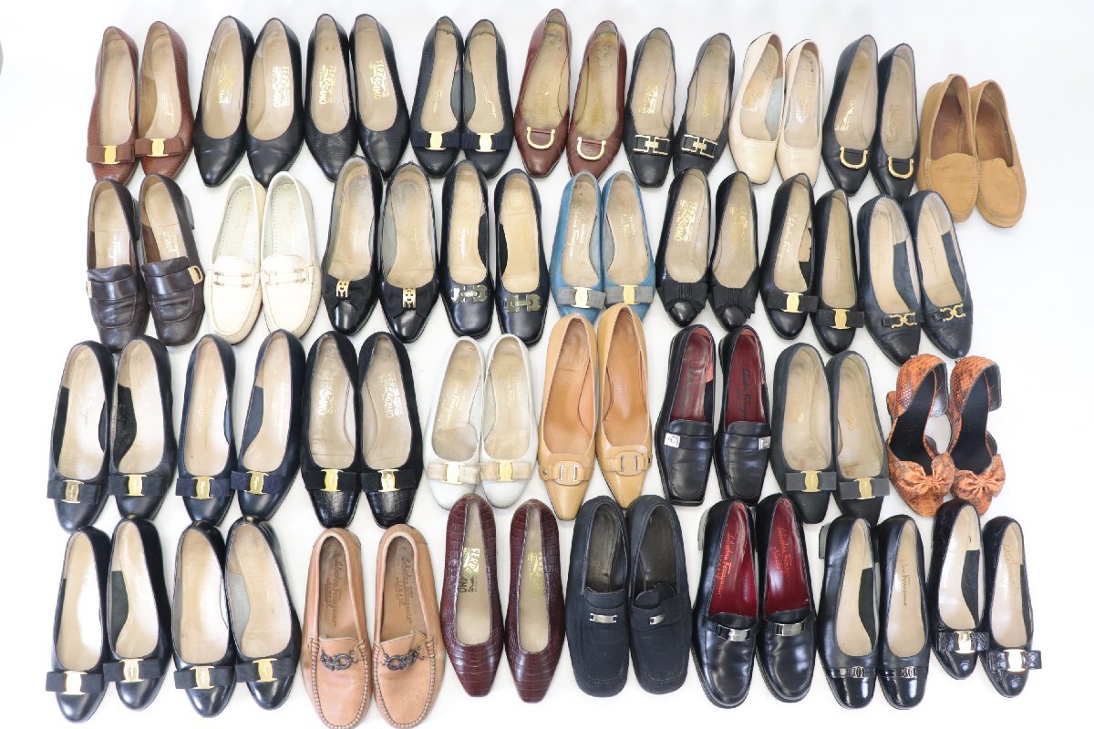 【33点】Salvatore Ferragamo フェラガモ パンプス ローファー 他 靴 シューズ サイズ 6 1/2 7 等 レディース まとめ売り 1698-SS拍卖